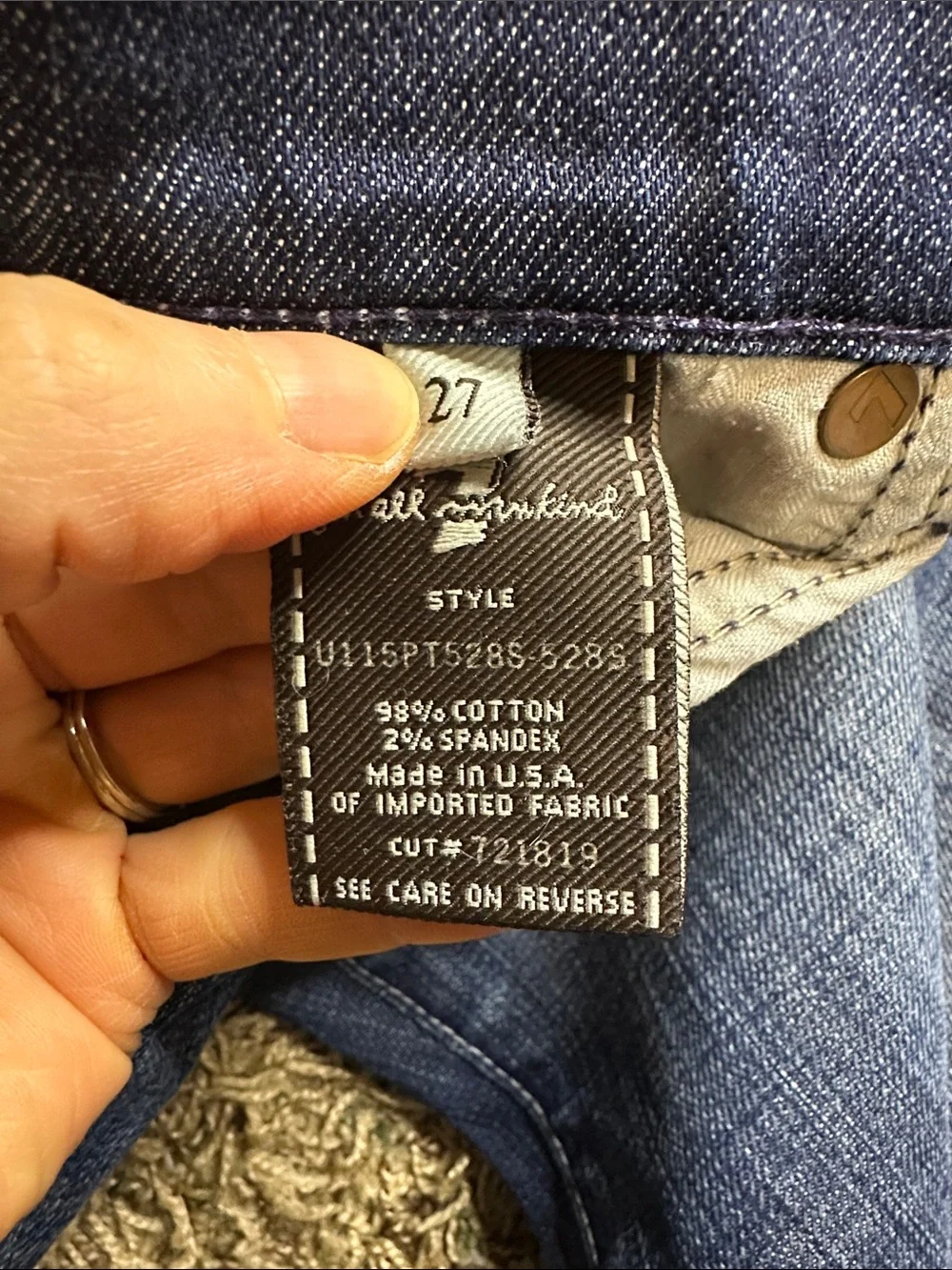 7 For All Mankind Dojo The Lexie Petite Jeans - Picture 7 of 7